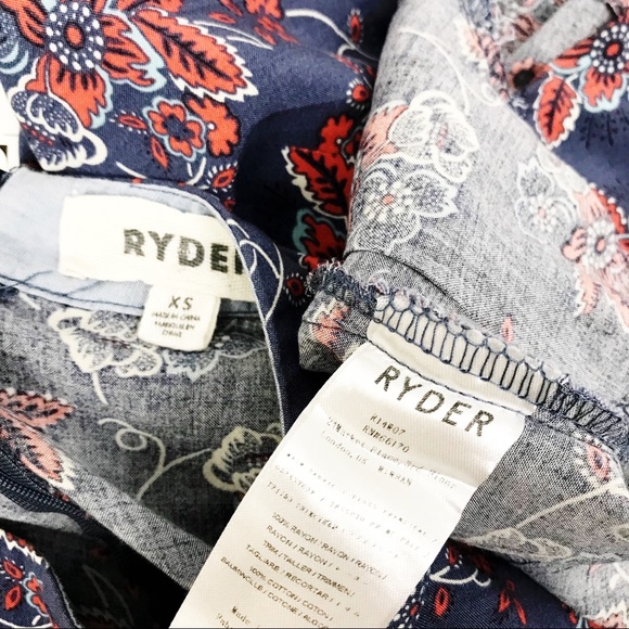 Ryder x UO blue floral print dress - Picture 6 of 6